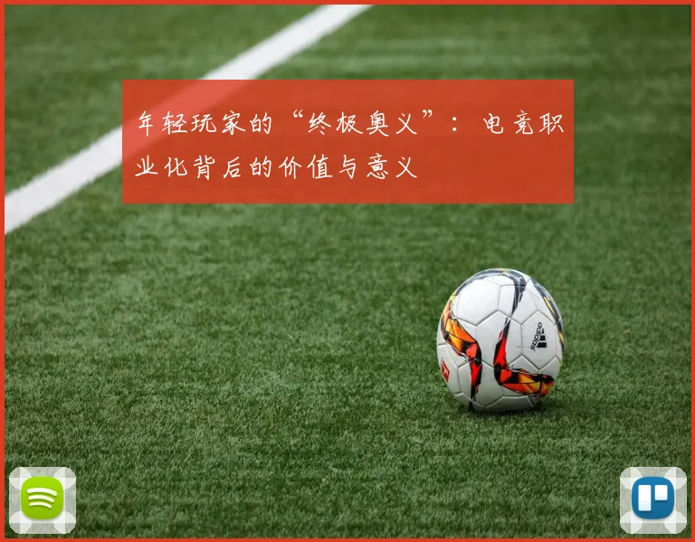 年轻玩家的“终极奥义”:电竞职业化背后的价值与意义